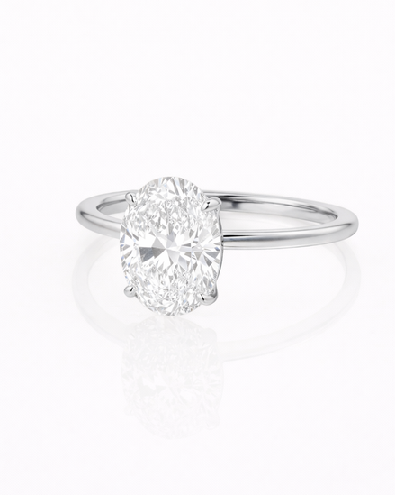 Lunelle Oval Engagement Ring