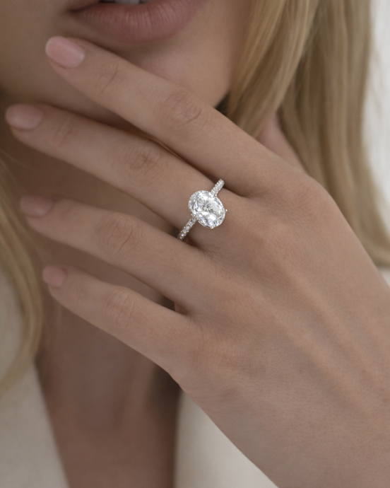 Elysia Oval Engagement Ring