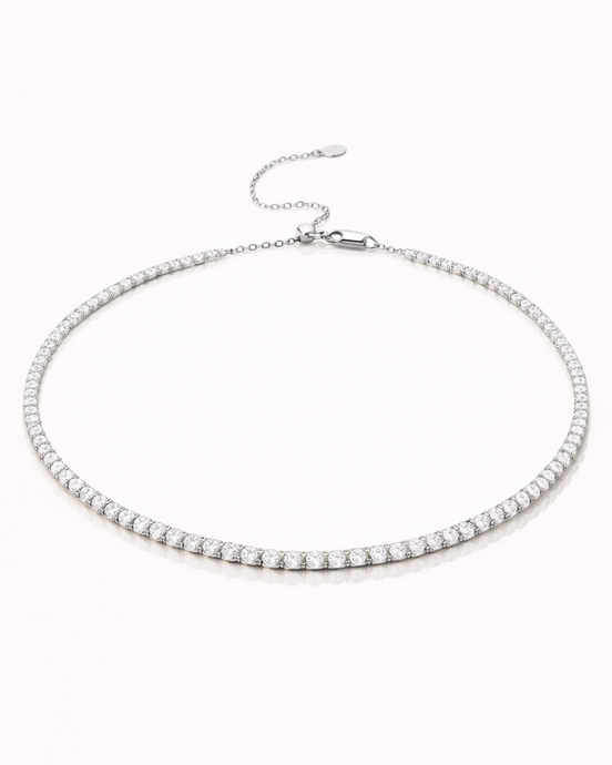 Celeste Tennis Necklace