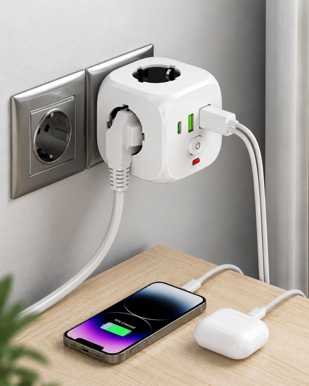 PowerCube™ – 7-i-1 väggadapter