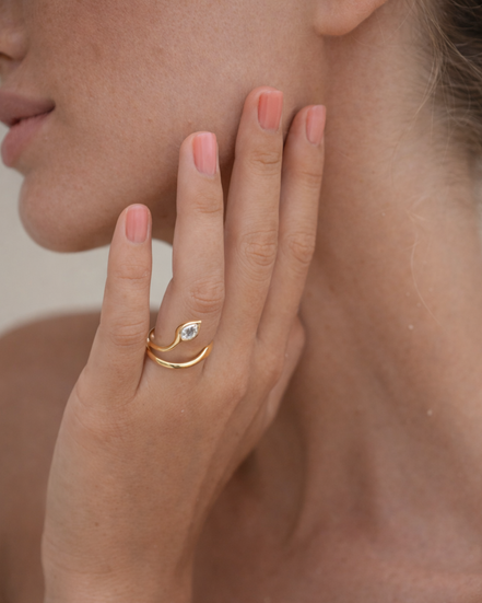 Serpent Éclat Ring