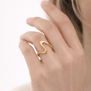 Ondine Wave Ring