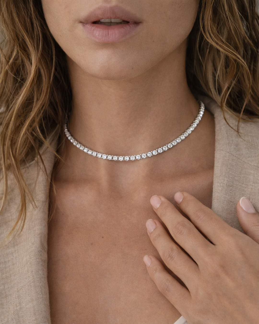 Celeste Tennis Halsband